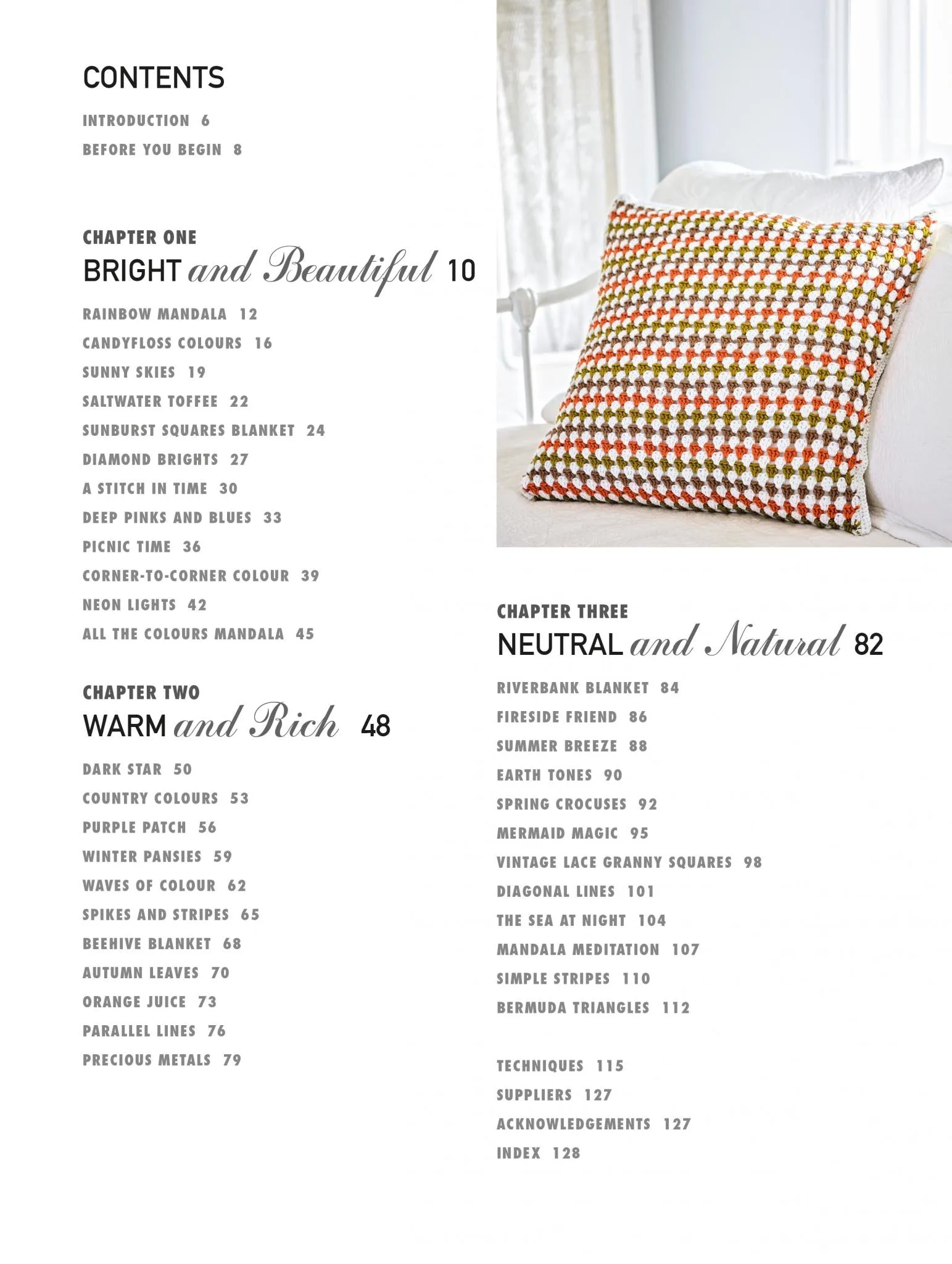 Modern Crocheted Blankets, Throws and Cushions