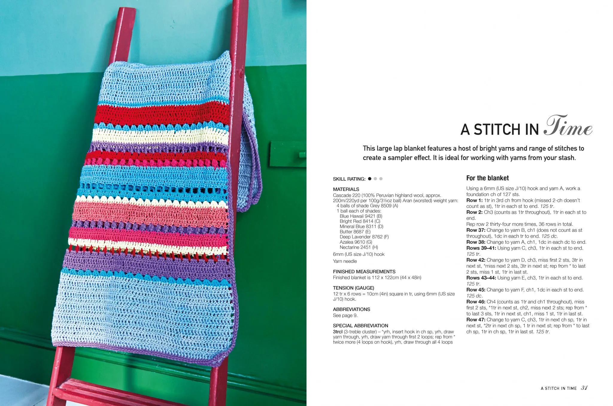 Modern Crocheted Blankets, Throws and Cushions