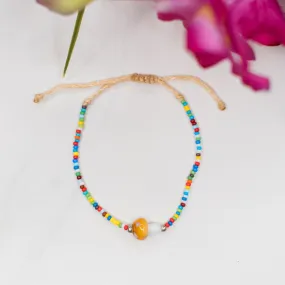 Mushroom String Charm Bracelet