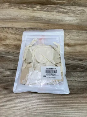 NEW 4Pk Organic Baby Mittens Newborn Set Ivory