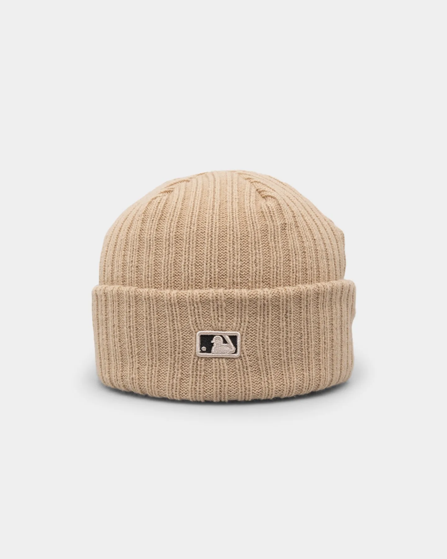 New Era Los Angeles Dodgers Knitted Beanie Light Beige