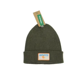 NEW! MOOTS BEANIE LIGHT OLIVE GREEN W/ SUNSET LOGO