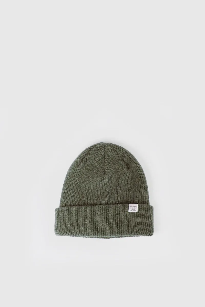 Norse Beanie - Light Olive