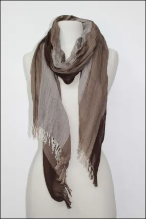 Ombre Multi-stripe Scarf