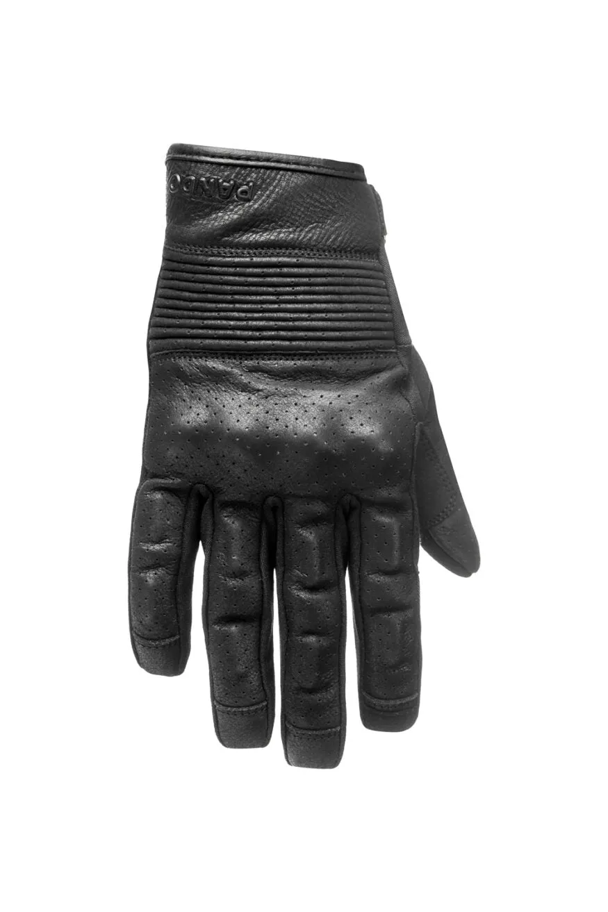 PANDO LEATHER GLOVES ONYX