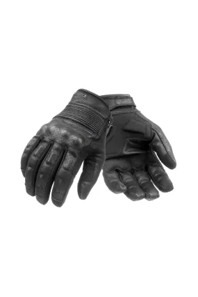 PANDO LEATHER GLOVES ONYX