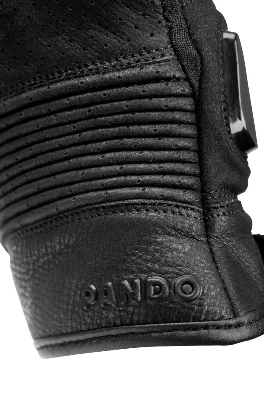 PANDO LEATHER GLOVES ONYX