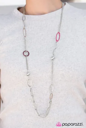 Paparazzi Necklace ~ DISC Factor - Multi