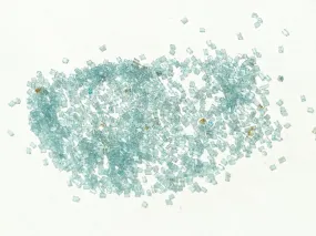 Pastel Blue Transparent 2 Cut Seed Beads