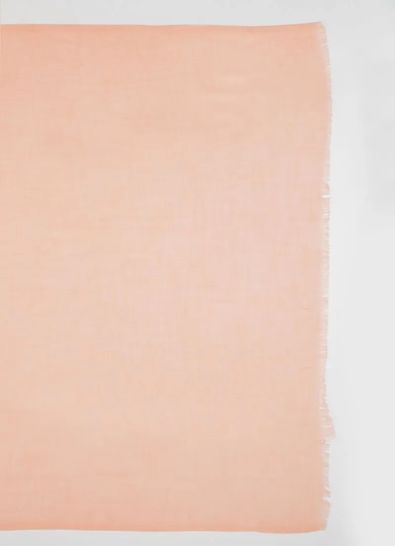 Peach Cotton Soft scarf