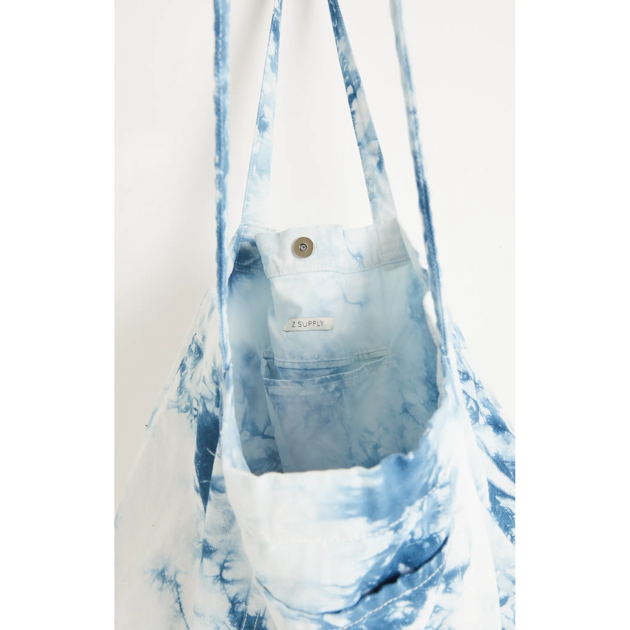 Playa Tie-Dye Cotton Canvas Tote