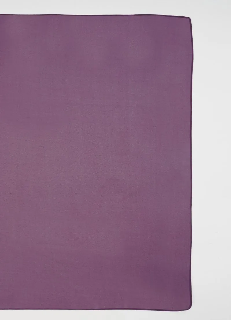 Plum Georgette Soft scarf
