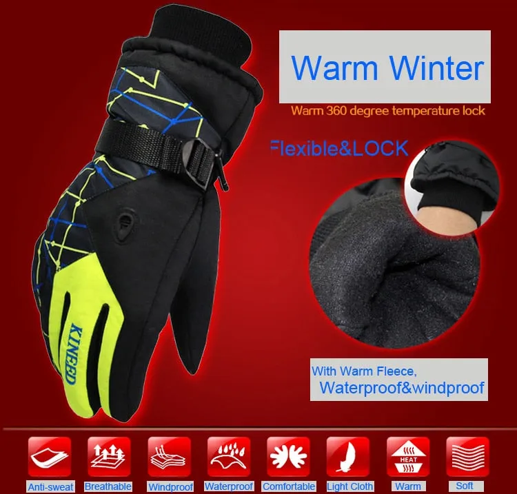 POWERPAI Snowboard Gloves - Breathable POWERPAI
