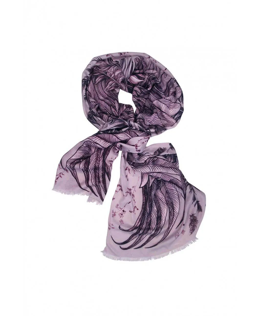 Purple Wings Shawl