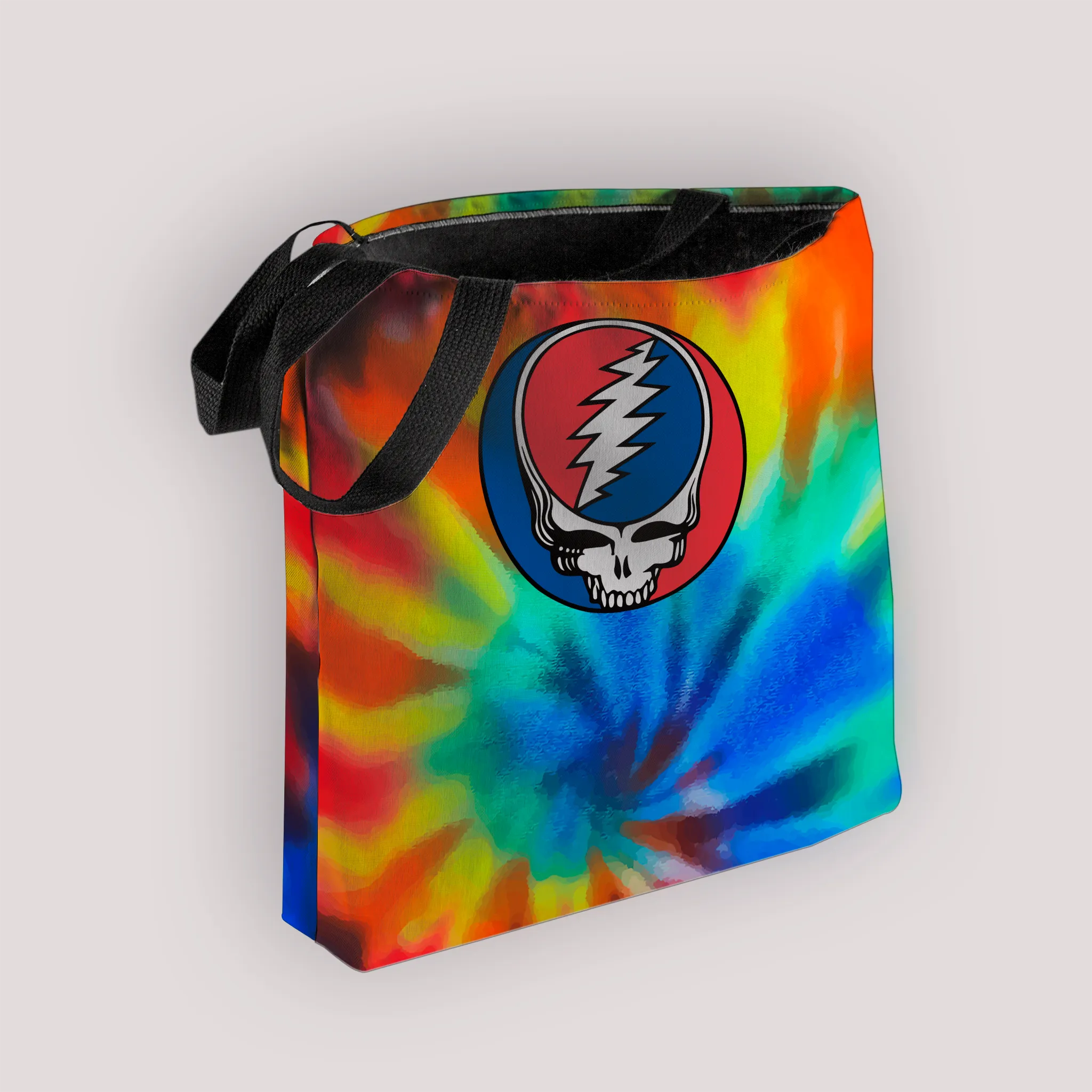 Rocksax Grateful Dead Premier Tote Bag -Steal Your face