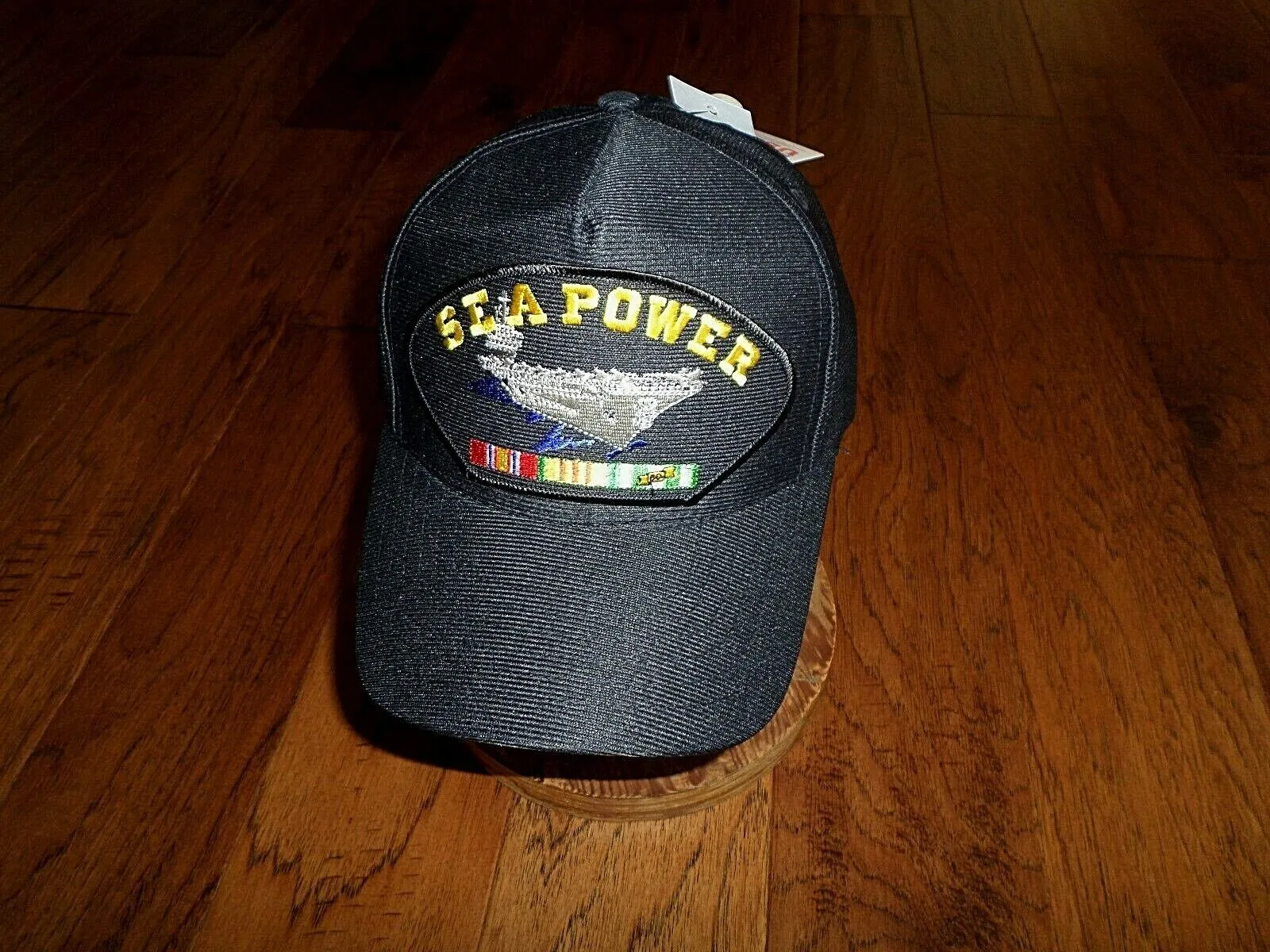 SEA POWER VIETNAM VETERAN U.S NAVY SHIP HAT OFFICIAL MILITARY BALL CAP U.S MADE