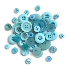Sky Blue Buttons