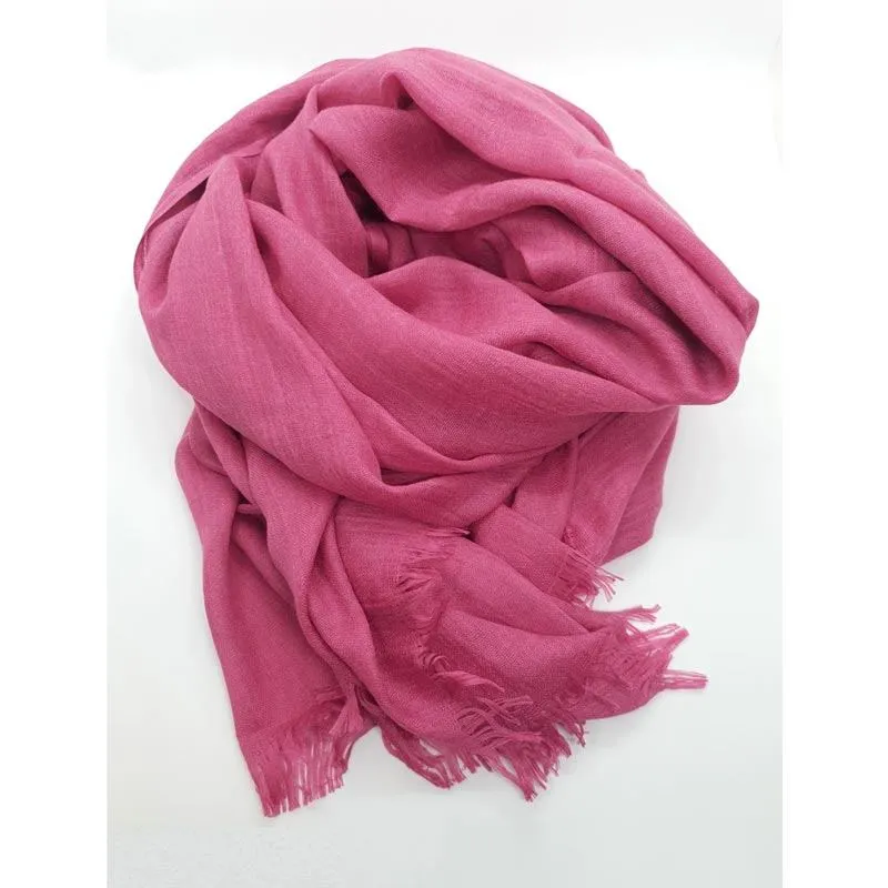 Soft Bamboo Scarf – Fuchsia