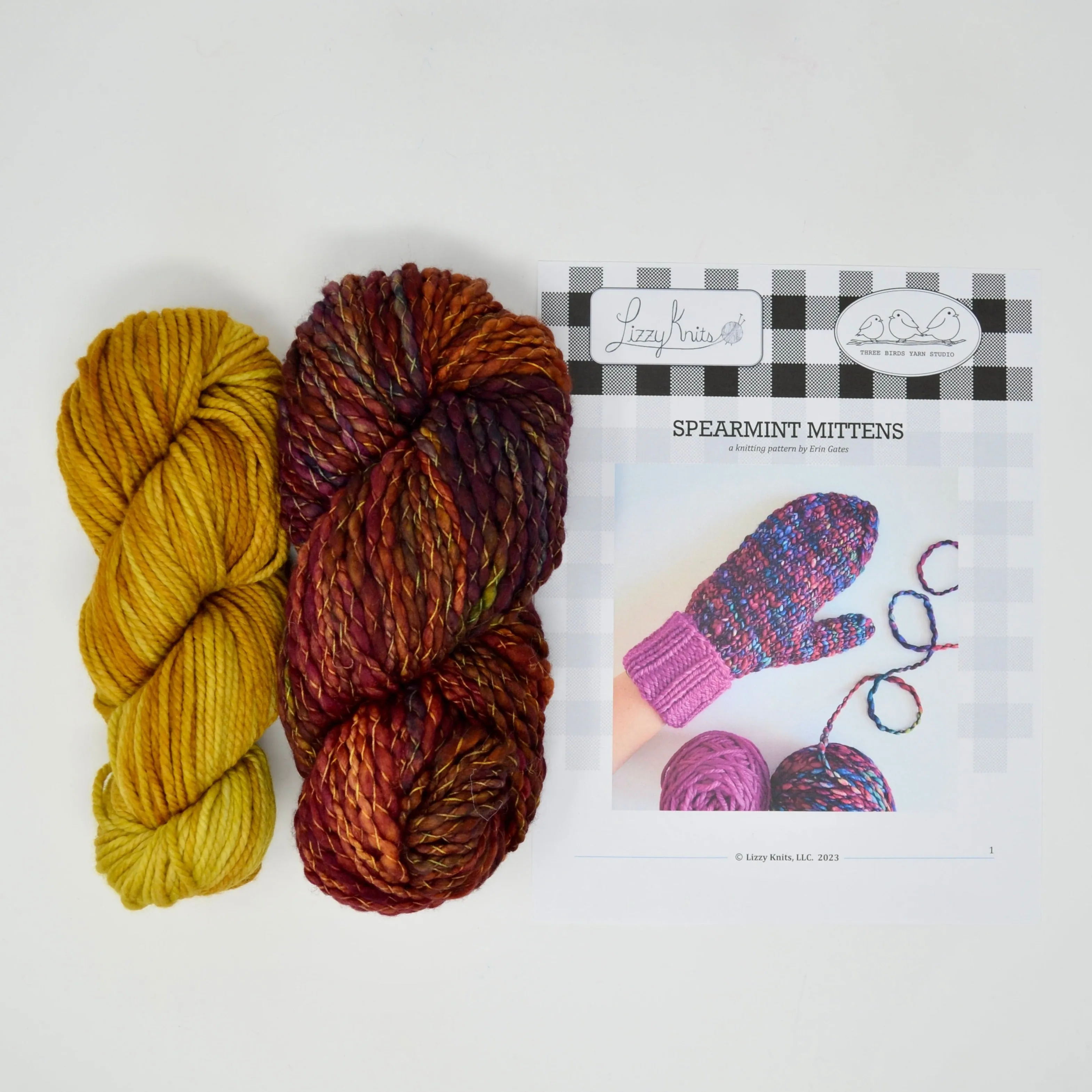 Spearmint Mittens Kit (Oro/Petrichor)