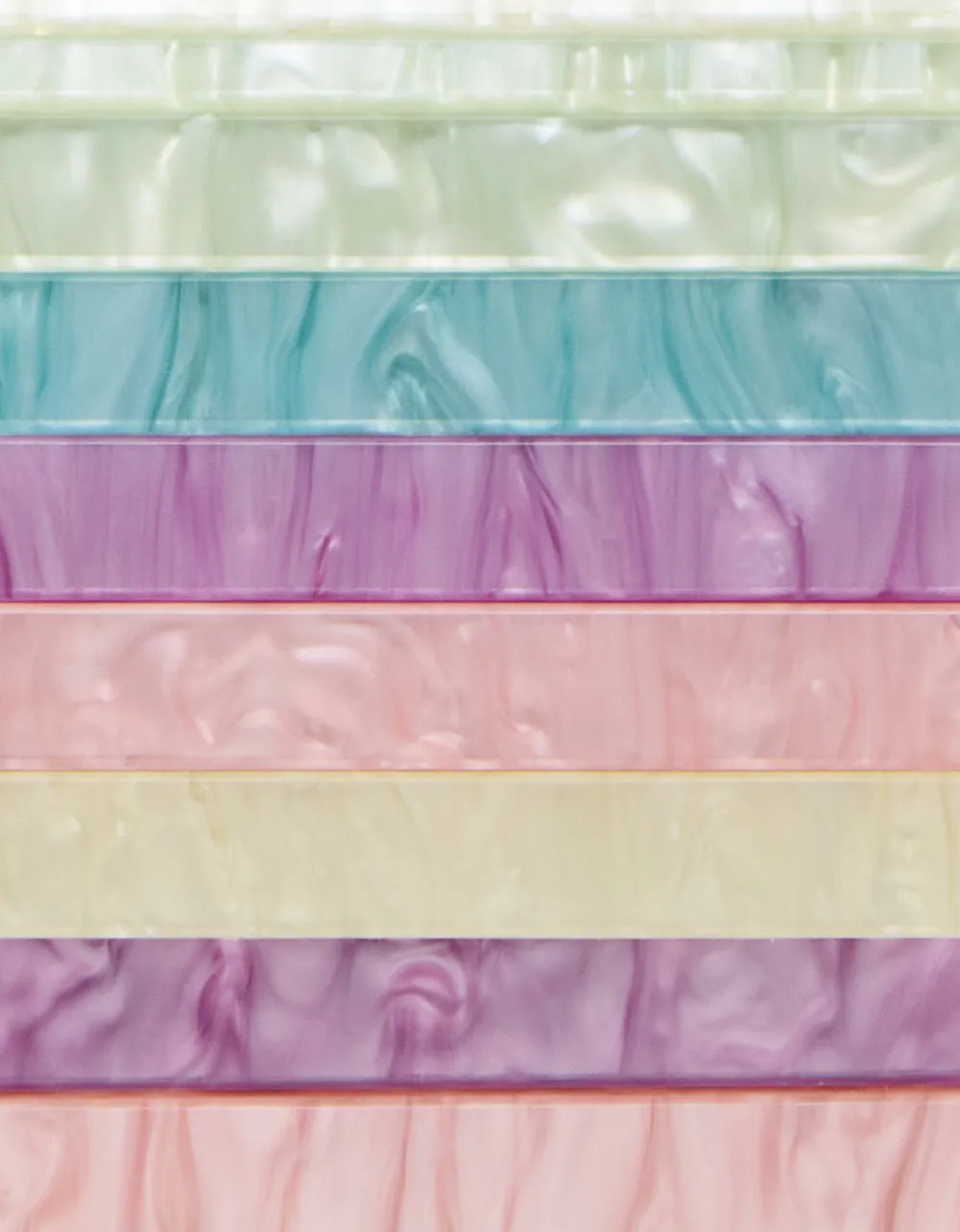 STRIP STRIP HOORAY CLUTCH PASTEL