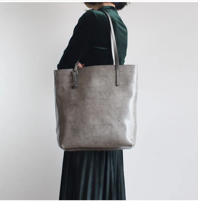 Stylish Womens Brown Leather Tote Purse Handbags Shoulder Tpte Bags for Women