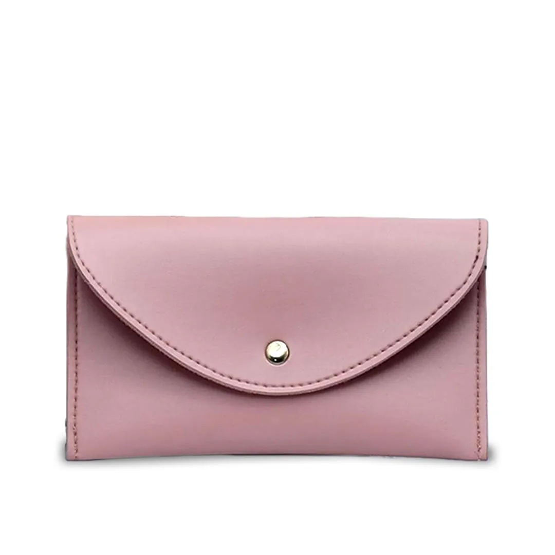 Textured Tote Pink 3Pc Set