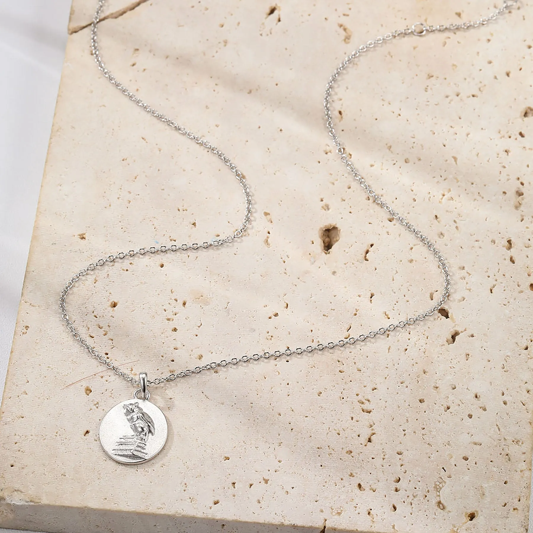 The Wise Pendant Necklace Sterling Silver