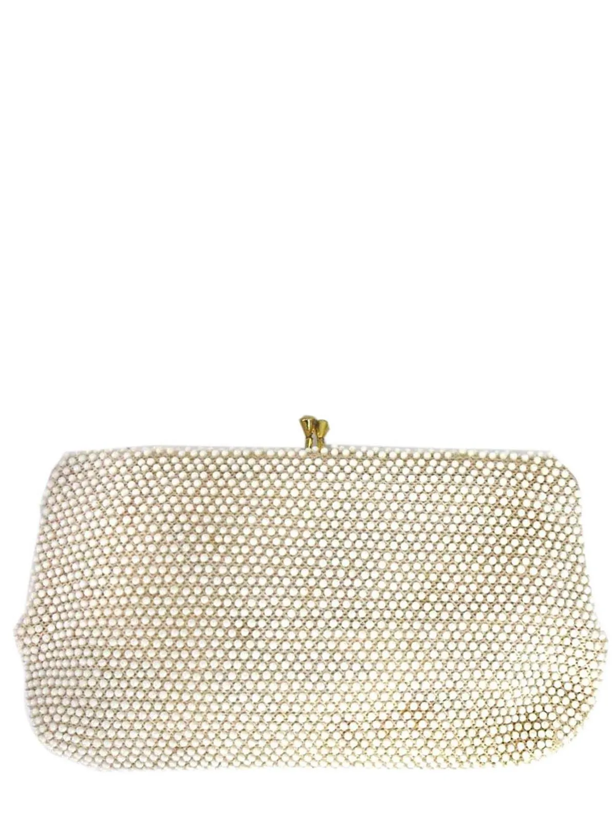 True Vintage Pastel Beaded Clutch Purse