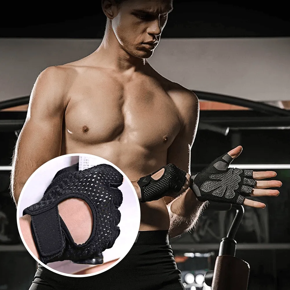 Unisex Weight Lifting Gloves with Breathable Mesh - SF2188