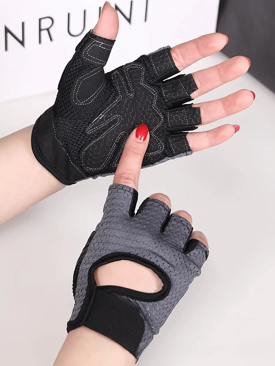 Unisex Weight Lifting Gloves with Breathable Mesh - SF2188