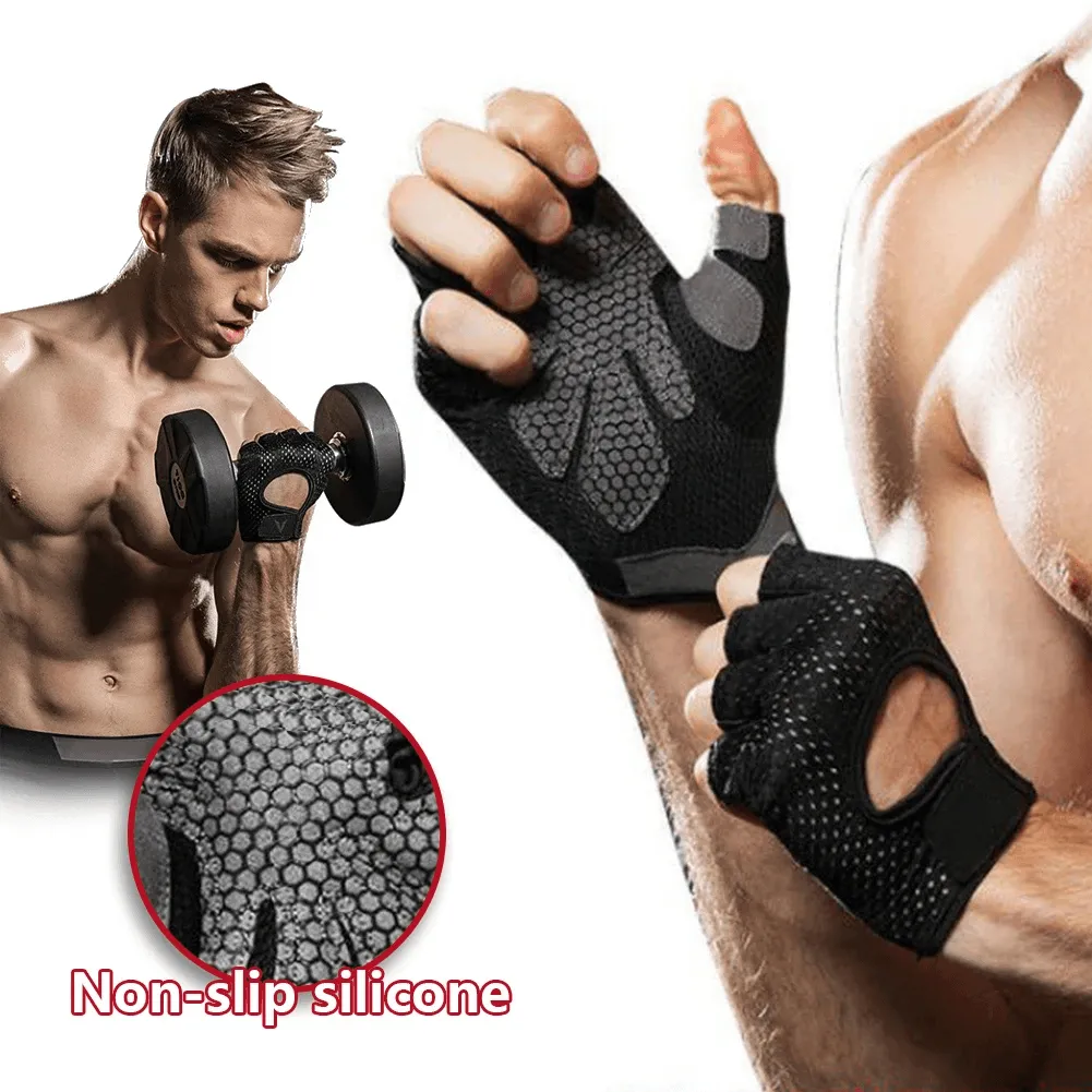 Unisex Weight Lifting Gloves with Breathable Mesh - SF2188