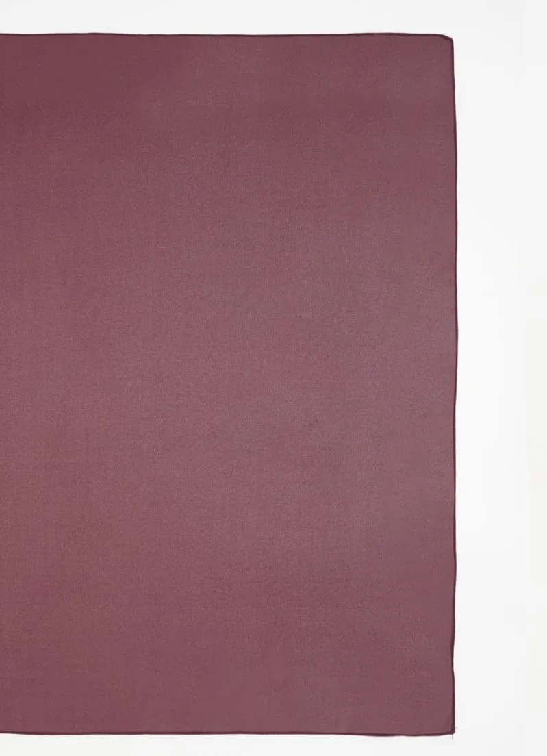 Wine Georgette Soft scarf