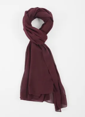 Wine Georgette Soft scarf