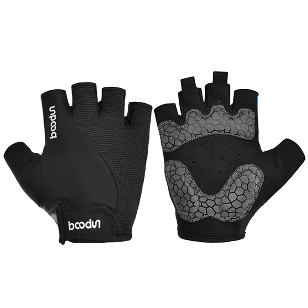 Women Men 1418 Gym Fitness Breathable Anti-Slip  Half Finger Summer  Cycling  Gloves