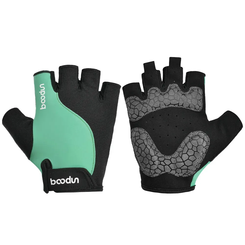 Women Men 1418 Gym Fitness Breathable Anti-Slip  Half Finger Summer  Cycling  Gloves