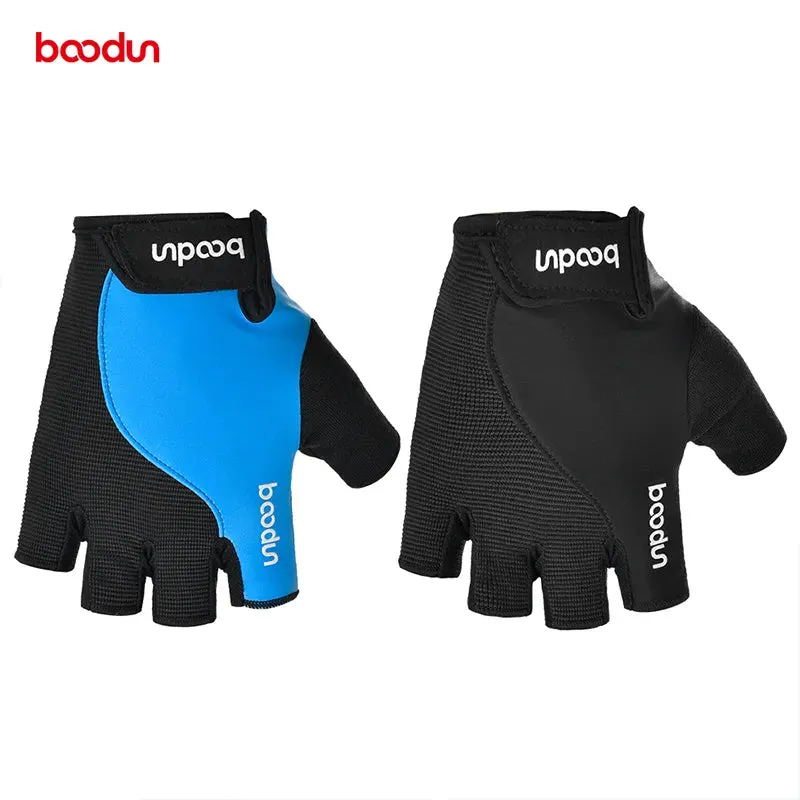 Women Men 1418 Gym Fitness Breathable Anti-Slip  Half Finger Summer  Cycling  Gloves