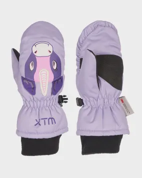 Xtm Puppet Mitt KIDS SNOW GLOVE - 5000 WATERPROOF - Unicorn
